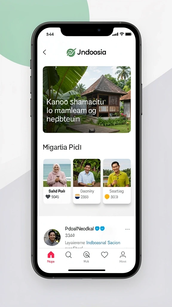 Tampilan awal yang menarik dengan karakter utama.