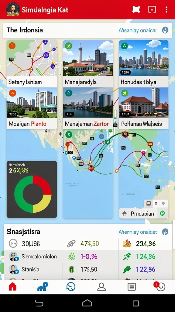 Grafis permainan yang memukau dan berkualitas tinggi.
