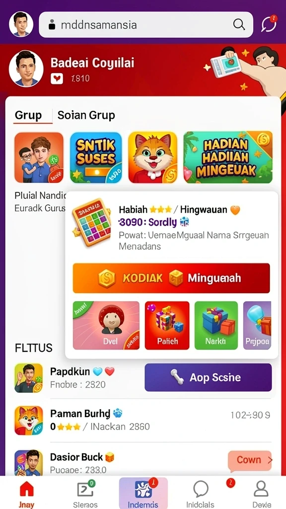 Pengalaman bermain yang mendebarkan dan interaktif.