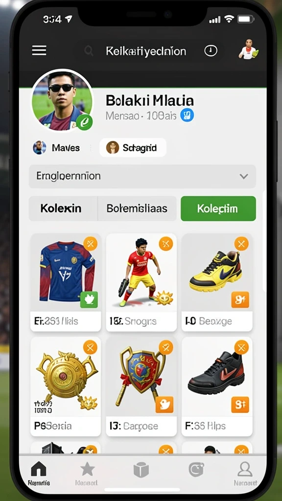 Screenshot level baru yang menantang.