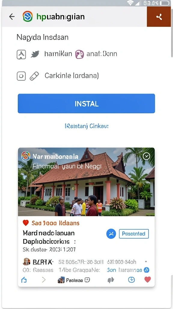 Tampilan grafis yang menawan dalam A7777.
