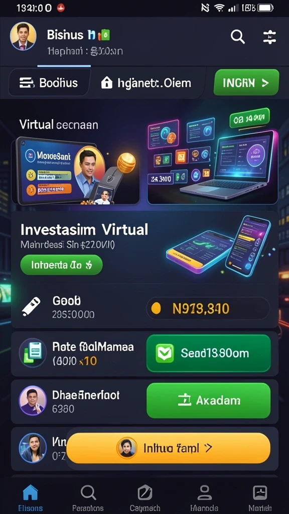Bonus menarik bagi pengguna baru.