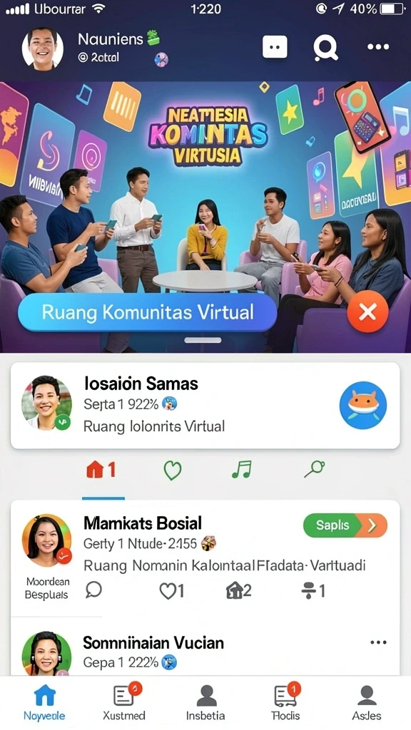 Gambaran  karakter utama dalam petualangan epik.