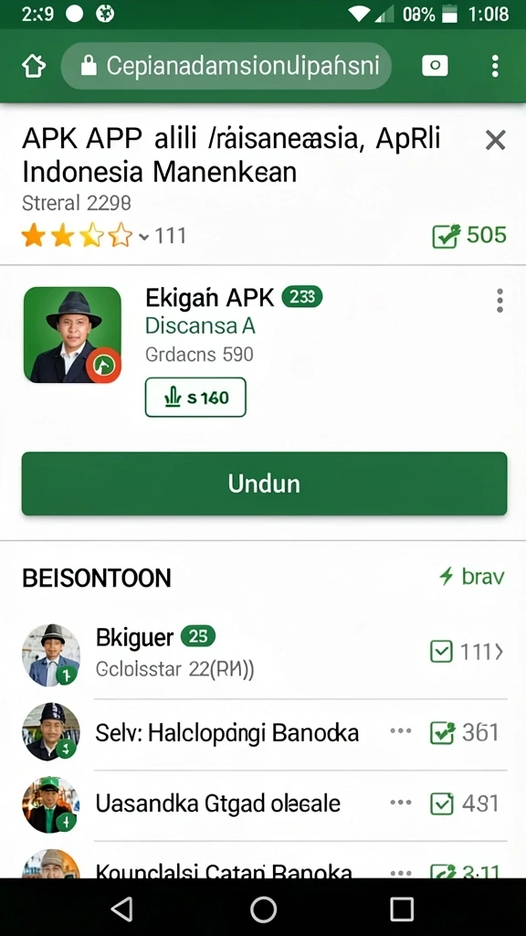 Tampilan menu awal yang menarik dan responsif.