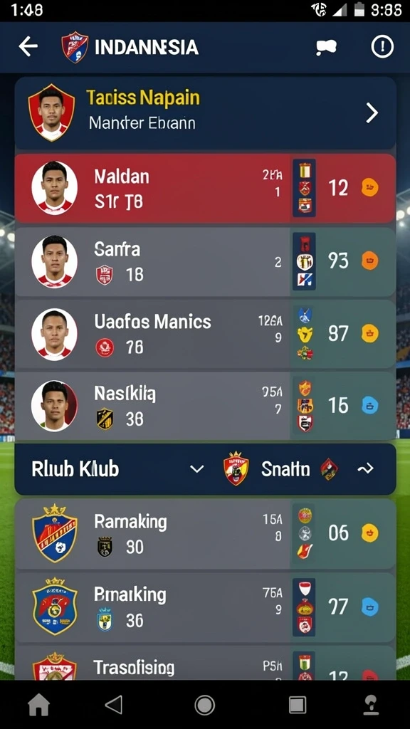 Beragam karakter yang dapat dipilih.