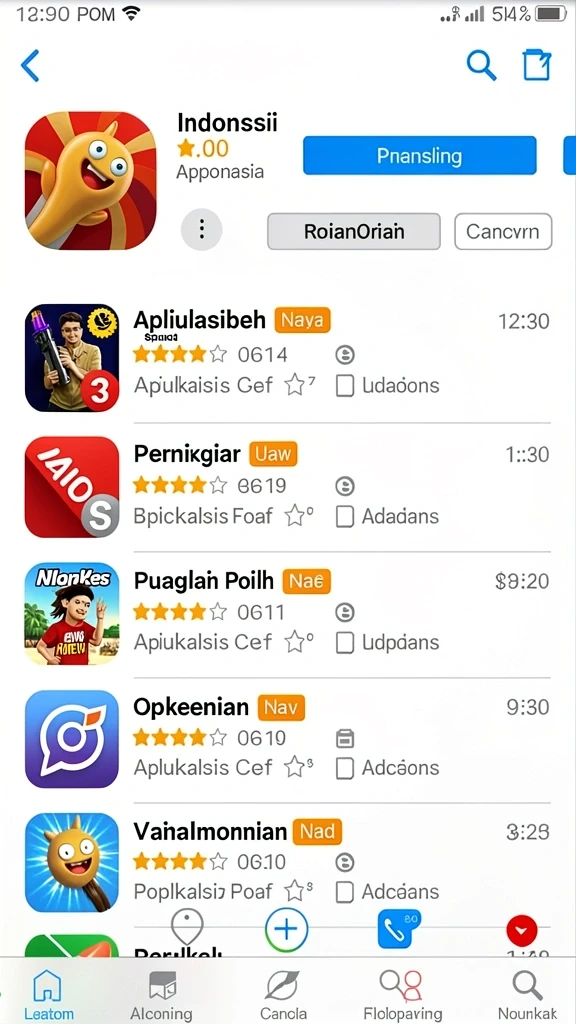 Mode permainan yang kompetitif dengan banyak pilihan.