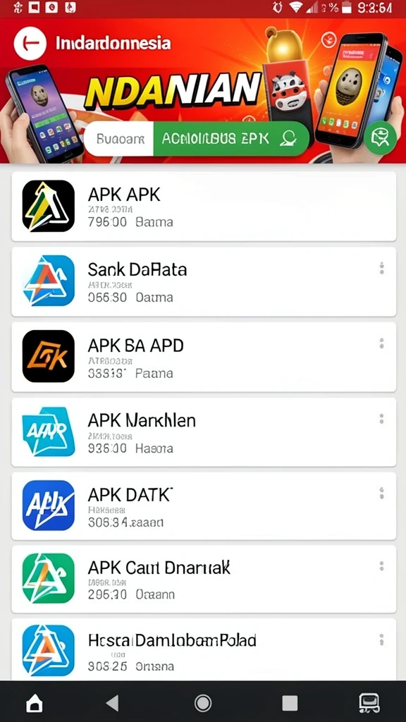 Tampilan berwarna-warni dari permainan slot yang menarik.