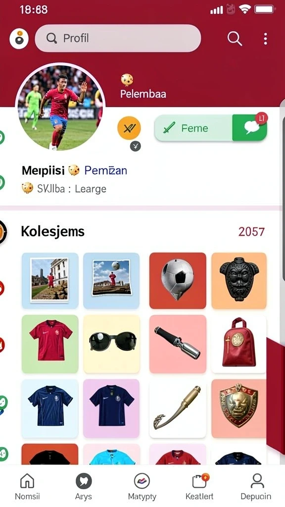 Tampilan antarmuka yang user-friendly.