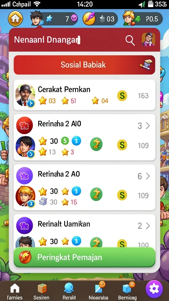 Aktivitas multiplayer yang mengasyikkan dengan teman-teman.