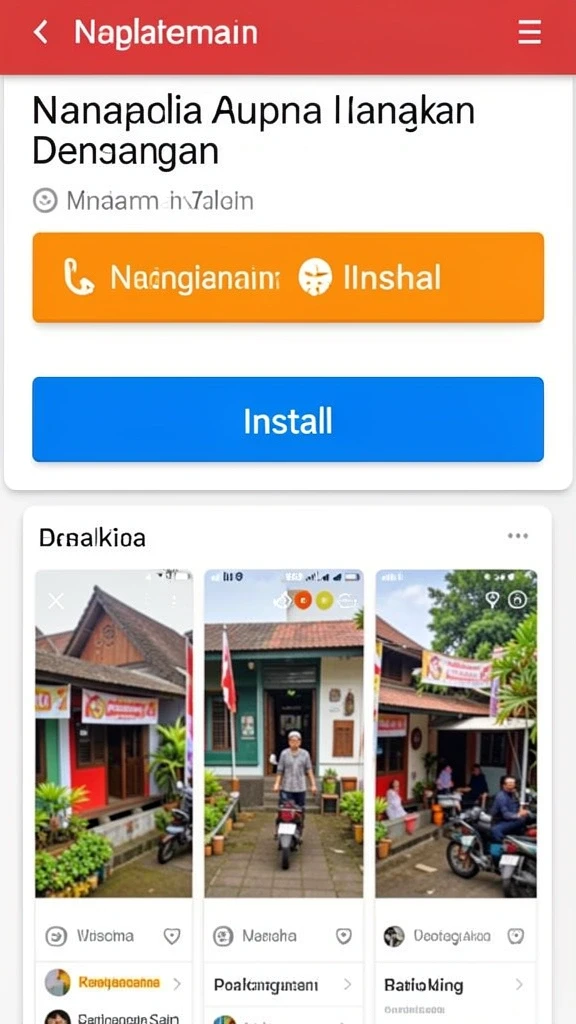 Tampilan awal FURLA77 yang menarik dan intuitif.