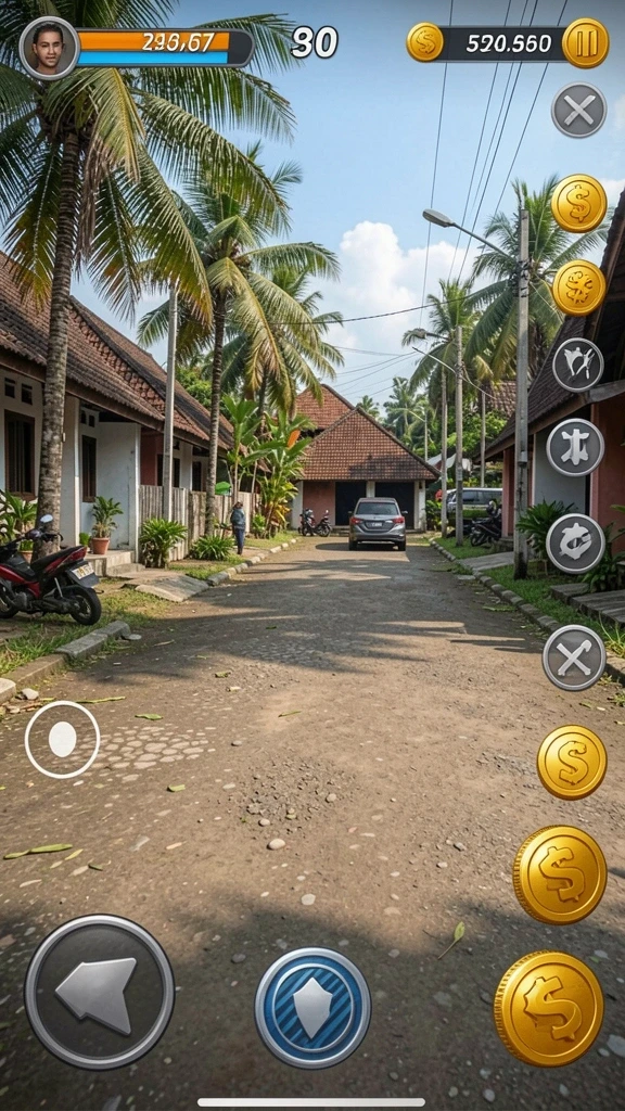 Tampilan menarik dengan berbagai tema slot.