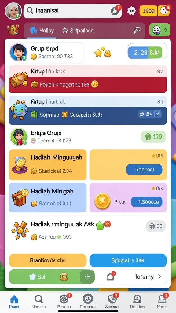 Tampilan antarmuka yang intuitif dan modern.
