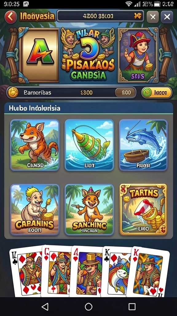 Fitur mode permainan yang beragam.