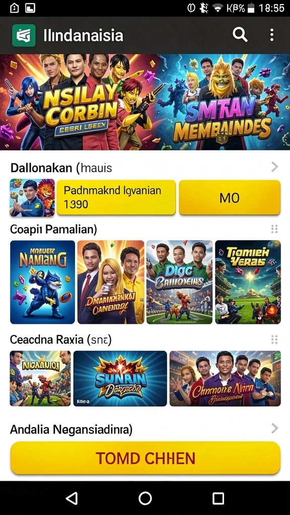 Tampilan antarmuka yang menarik dan mudah digunakan.