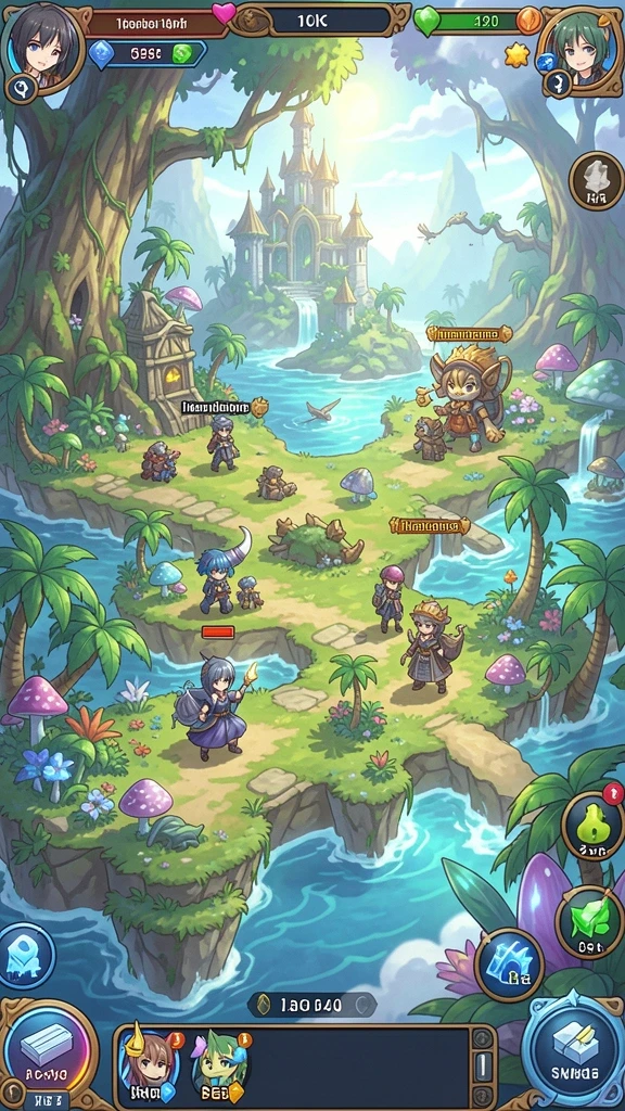 Grafis yang memukau dalam setiap level game.