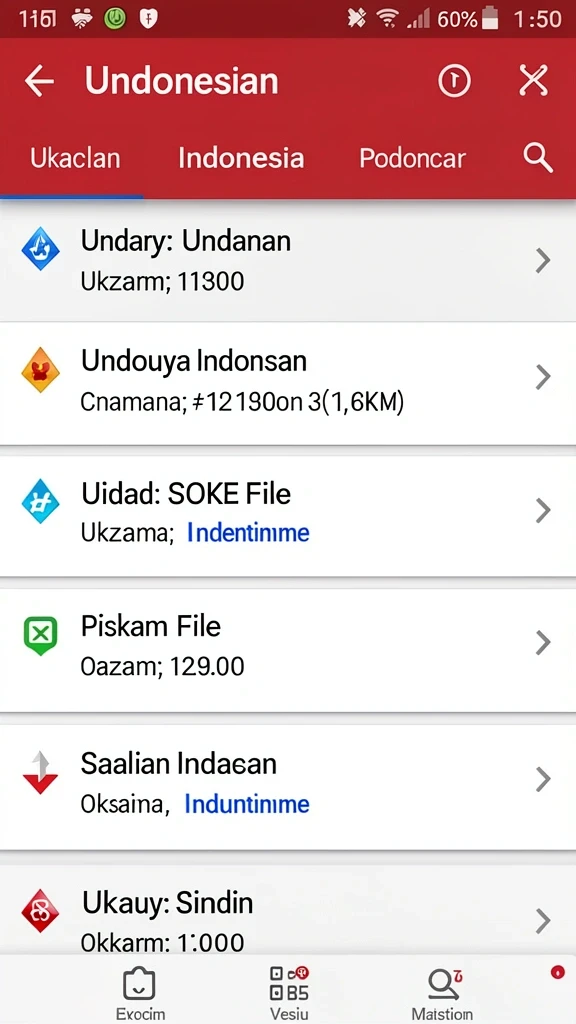 Tampilan antarmuka yang ramah pengguna dan mudah dinavigasi.