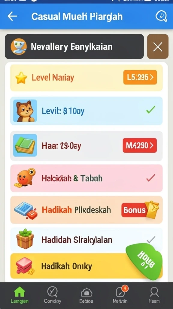 Fitur interaksi pemain yang membuat permainan lebih seru.