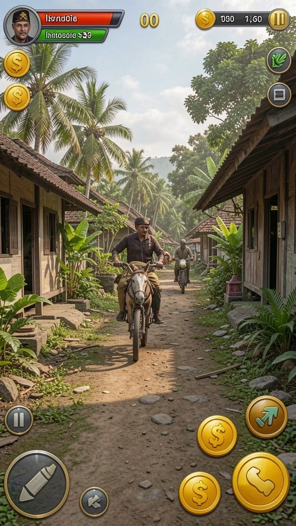 Grafis yang memukau dan efek suara yang menegangkan.