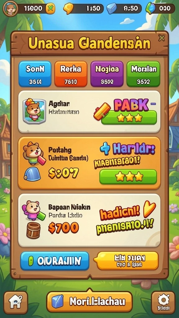 Sistem bonus yang menguntungkan setiap hari.