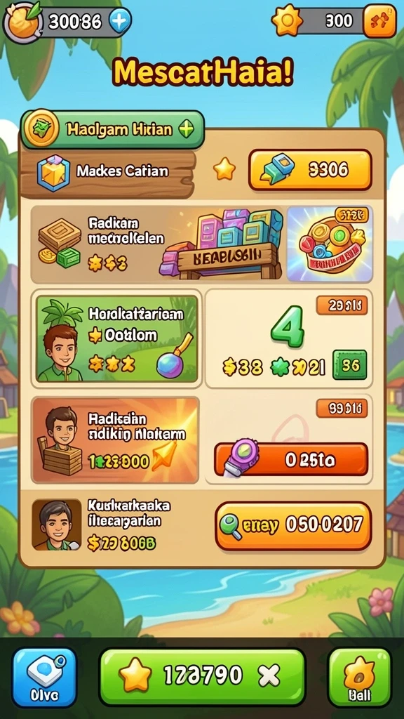 Dunia game yang kaya akan detail dan desain menarik.