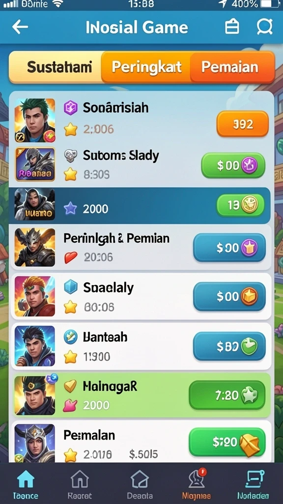Pengguna membuat meme unik dengan fitur stiker.