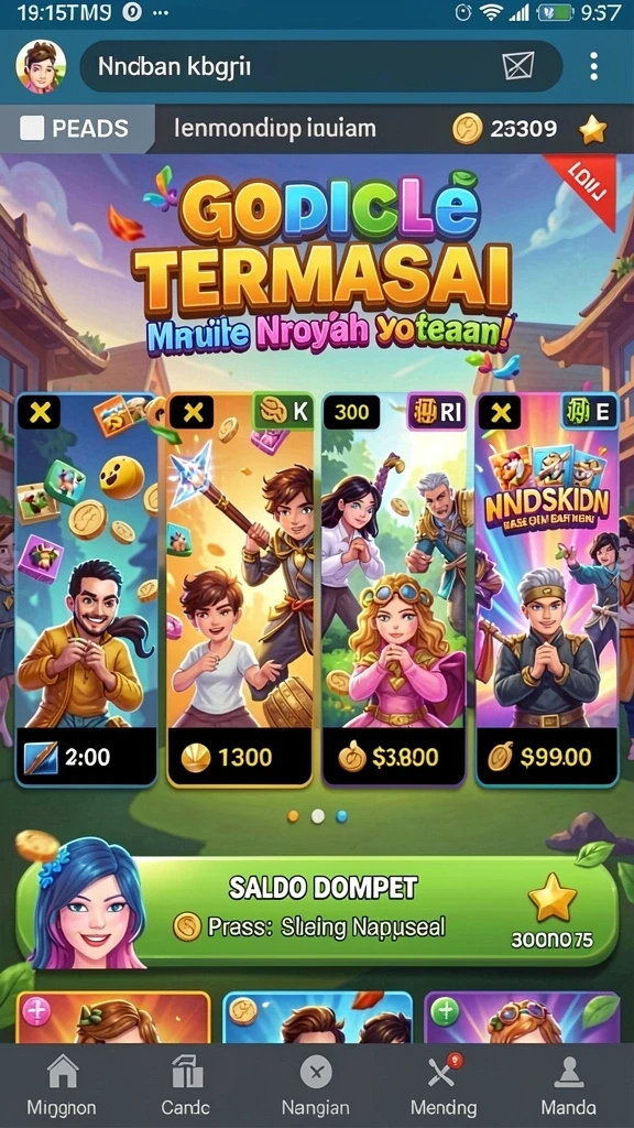 Karakter yang dapat disesuaikan sesuai dengan keinginan.
