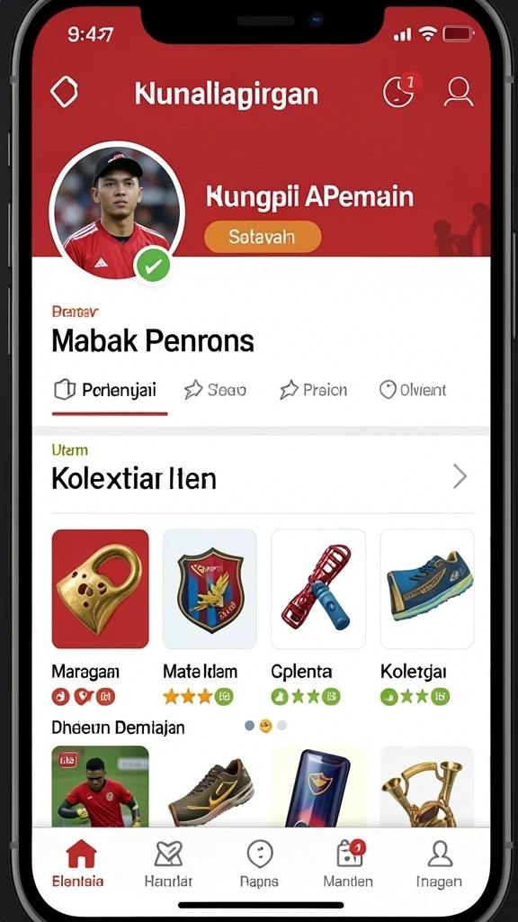 Tampilan antar muka yang intuitif dan menarik.