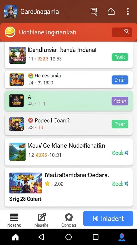 Statistik permainan yang detail untuk membantu pemain.