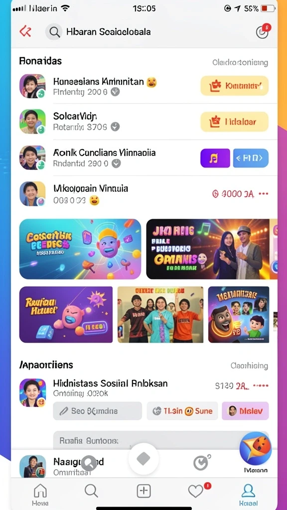 Tema permainan yang bervariasi dan menarik.