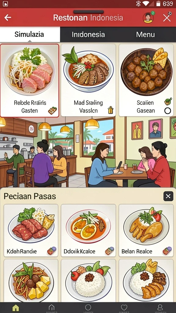 Tampilan antarmuka yang menarik dan intuitif.