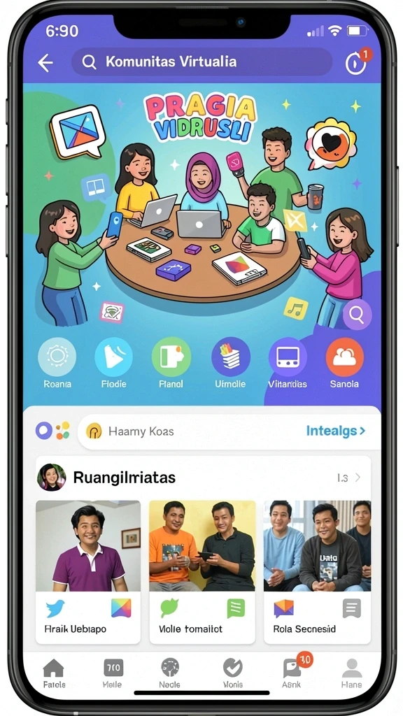 Tampilan awal permainan RPZZZ yang penuh warna.