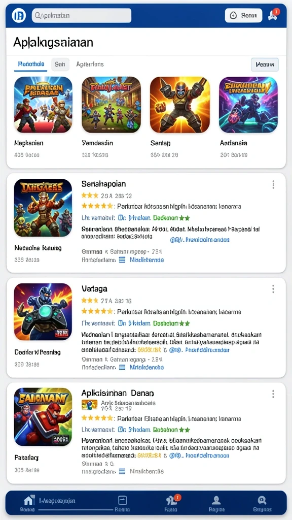 Mode permainan yang beragam dan seru.