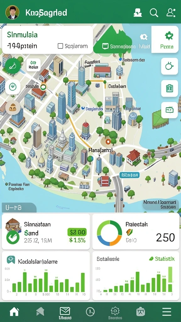 Tampilan antarmuka yang user-friendly.