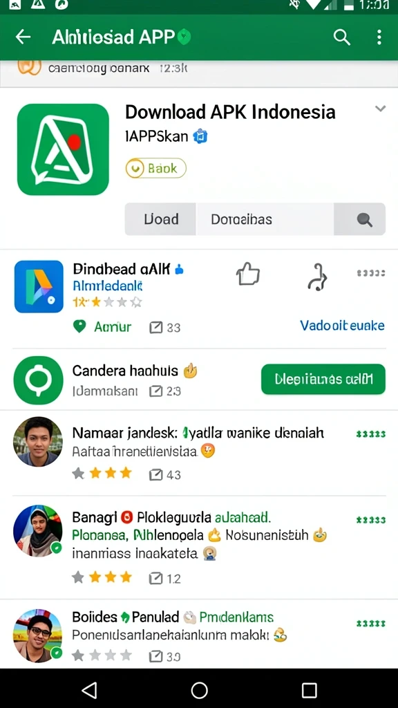 Berbagai kategori produk tersedia di aplikasi.