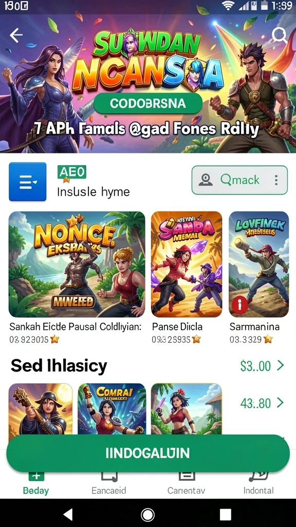 Grafik yang memukau dan efek suara yang menyenangkan.