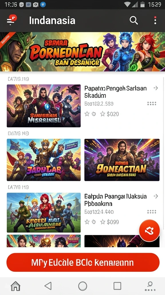 Beragam pilihan permainan seru yang tersedia.